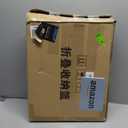 Laundry Hamper Large Foldable Laundry Baskets, Freestanding Clothes Hamper with Easy Carry Handles in Laundry Room Bedroom Bathroom College Dorm for Adults (White)