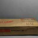 ALPHA CAMP Oversized Camping Chair Heavy Duty Lawn Chair with Cooler Bag Support 450 LBS Steel Frame Collapsible Padded Arm Quad Lumbar Back Folding Chair for Lawn Outdoor (1PC, Black)