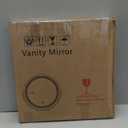 Makeup Mirror with Lights, 18 Inch Vanity Mirror with Lights, Lighted Makeup Mirror, Smart Touch Control 3 Colors Dimmable Round Lighted Vanity Mirror, Tabletop  Desk Mirror, 360Rotation (White)