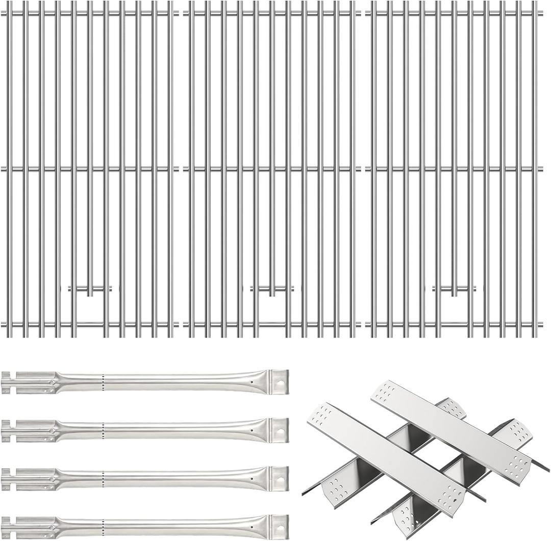 Grill Replacement Parts for KitchenAid 720-0954 720-0954A 720-0954CO 720-0954L 720-0733 720-0733A 720-0733D 730-0733, Stainless Steel Cooking Grates, Heat Plates, Burner Tubes for Nexgrill 720-0954