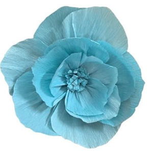 BRT Bearingshui Crepe Paper Flowers Decoration for Wall Total 9 Pcs, Artificial Flowers for Wedding Decor,Flower Backdrop Decor, Baby Bridal Shower Birthday Party, Beige 3D Wall Flowers Decor