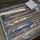 Cumbor 29.7-40.6" Baby Gate for Stairs, Baby Essential Safety Gate, Mom's Choice Awards Winner-Dog Gate for Doorways, Pressure Mounted Auto-Close Pet Gates for Dogs Indoor, Durable Child Gate, Black