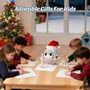 Drawing Robot for Kids, Montessori Learning Drawing Machine with 200 Cards, Smart Educational Painting Toy for 3 4 5 6 7 8 Year Old Boys Girls Birthday Party Gift- (Penguin)