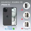 Wallet Case for iPhone 15 6.1" with RFID-Blocking Credit Card Holder, PU Leather Folio Flip Cover Women Men Protective Phone Case Compatible with Apple 15, Golden