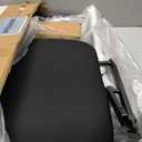 PRO, Stackable & Foldable Conference Room Chairs with 2X Thick Cushion, Lumbar Support, Armrest - Mesh Bouncing Back for Office Meeting, Conference, Training Room Chair 1 Pack (Black)