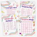 Sleepover Party Supplies for Girls, 4Funny Girls Night Games Sleep Over Essentials for Slumber Party Supplies