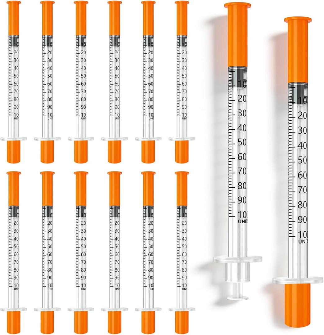 1mL Precision Liquid Dispenser, 29G 1/2" Size, 100-Count Individually Sealed for Laboratory Research, Industrial Glue, and Ink Refilling