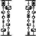 Zckjnoi MCM Wall Decor 2 Pack – Mid Century Modern Metal Wall Art – Stylish MCM Metal Wall Decor for Home – Mid Century Wall Sculpture for Living Room & Office
