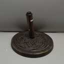 UBP18181-BR 18-Inch Cast Stone Umbrella Base, Made from Rust Free Composite Materials, Bronze Powder Coated Finish