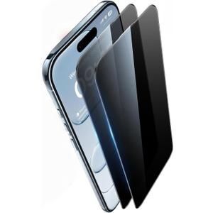 2 Pack Privacy Screen Protector for Apple iPhone Air,Anti Spy Tempered Glass, Anti-Scratch, Case FriendlyEasy Installation