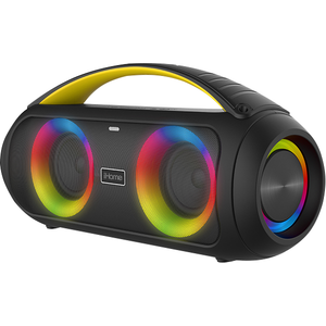 iHome Splashproof Boombox Bluetooth Speaker with FM Radio