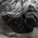 ZOMISIA Cute Cat Beds for Indoor Cats, Striped Small Donut Dog Bed for Puppy and Kitten, Anti-Slip Bottom, Grey