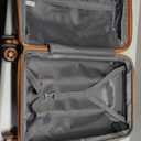 Kono Airline Approved Carry On Luggage 22x14x9 inches, with TSA Lock, 20 Inch Expandable Lightweight Hardshell Suitcase (Green, Suitable for 1-3 Days of Travel)