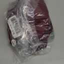 B2prity Women's One Piece Swimsuit Ruffle Cutout Bathing Suits Slimming Tummy Control V Neck Wrap Swimwear (Burgundy Ribbed)