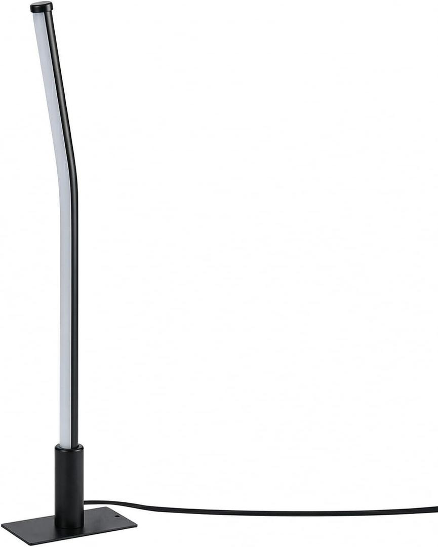 Bedside Touch Lamp,LED Table Lamp with 3 Color Temperatures and Stepless Dimming,Slim Modern Light for Bedroom,Nightstand,Desk and Office,6W Black (S-702-2)