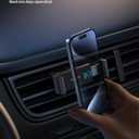Lamicall Car Vent Phone Mount - Air Vent Clip Holder, Universal Stand Hands Free Cradle Compatible with Cell Phone 16 15 14 13 12 Mini 11 Pro Xs Max Xr X 8 7 6 6s Plus SE Smartphones Black