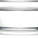 Clear Round Glass Casserole With Lid Glass Bakeware Easy Grab Baking Dish,Microwave, Oven, Freezer, and Dishwasher Safe (0.65L)