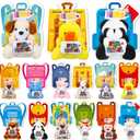 15 Set Welcome Back to School Gifts for Students Teachers Stuffed Animals Bulk Mini First Day of School Plush Animals with Card Small Stuffed Doll Tiny Keychain Classroom Gift Party Favors