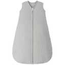Baby Sleep Sack 12-18 Months 1.0 Tog Baby Wearable Blanket Cotton Sleeping Sack Quilted Baby Sleep Bag with 2-Way Zipper for Toddler Infant Grey (Large)