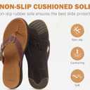 COFACE Flip Flops for Women with Arch Support Beach Thong Sandals for Woman Adjustable Fashion Orthopedic Sandal Outdoor