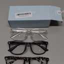 Gaoye Stylish Blue Light Glasses for Woman - Computer Glasses up to 99% Blue Light Blocking - Lightweight Frames - 3 pack