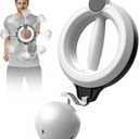 TINRIEF Arm Workout for Men and Women, 360 Hand-Crank Forearm Trainer, Chest Trainer, Shoulders and Arm Muscle Training Fitness Equipment, Home Workout Equipment and Gym Workouts (White)