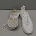 Feethit Womens Slip On Running Shoes Non Slip Walking Shoes Lightweight Gym Workout Shoes Breathable Fashion Sneakers (8.5, All White)