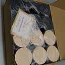 Upgraded 24 Pack Candle Tins 8 oz with Lids, Bulk Empty Candle Jars for Making Candles, Premium Metal Candle Containers, Round Candle Vessels Kit for Adults DIY Candle Making (Black and Wood Grain)