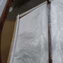 Full Length Mirror 82"44" Floor Mirror Standing Tall Mirror, Arched Stand up Large Wall Mirrors, Freestanding Full Body Mirrors for Bedroom Living Room Wood Antique Style Walnut