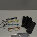 AQWANO 4 Pack Computer Reading Glasses Blue Light Filter Readers Glare Glasses for Men Women, +1.25