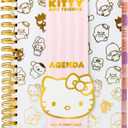 Hello Kitty and Friends Agenda, 70 Pages, Hardcover Planner, Kuromi Stickers, Sanrio Stuff, Cute School Supplies, Stationery and Accessories