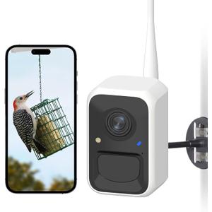 NETVUE by Birdfy Smart Bird Feeder Camera, Adjustable Brackets, Auto Bird Video Capture, Instant Notifications, AI Identify 6000+ Species