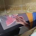 100 Sheets DTF Transfer Film Paper A4 Double Sided Thick Clear Pretreat Sheets, PET Heat Transfer Paper for Inkjet Printer DTG Printer Direct Print On T Shirts Textile