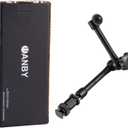 11 Inch Articulating Friction Magic Arm Adjustable w/Hot Shoe Mount 1/4'' Tripod Screw for Camera Rig, LCD Monitor, LED Flash Lights (11'Arm)