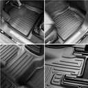 Floor Mats for 2020-2025 2026 Ford Explorer 7 seat Accessories, Cargo Mat with Backrest Mat All Weather TPE Waterproof for Ford Explorer 7 Passenger Bench Seat ST Accessories 2025 2024 2023