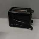 Elite Gourmet ECT1027B Cool Touch Toaster with 6 Temperature Settings & Extra Wide 1.25" Slots for Bagels, Waffles, Specialty Breads, Puff Pastry, Snacks, ETL Certified, 2 Slices, Black