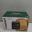 Cuisinart CPT-122BK 2-Slice Compact Plastic Toaster, Slots for Bagels & Bread, 7 Shade Settings, Cancel/Defrost/Reheat Functions, Removable Crumb Tray, Small Kitchen Appliance for Home & Office, Black