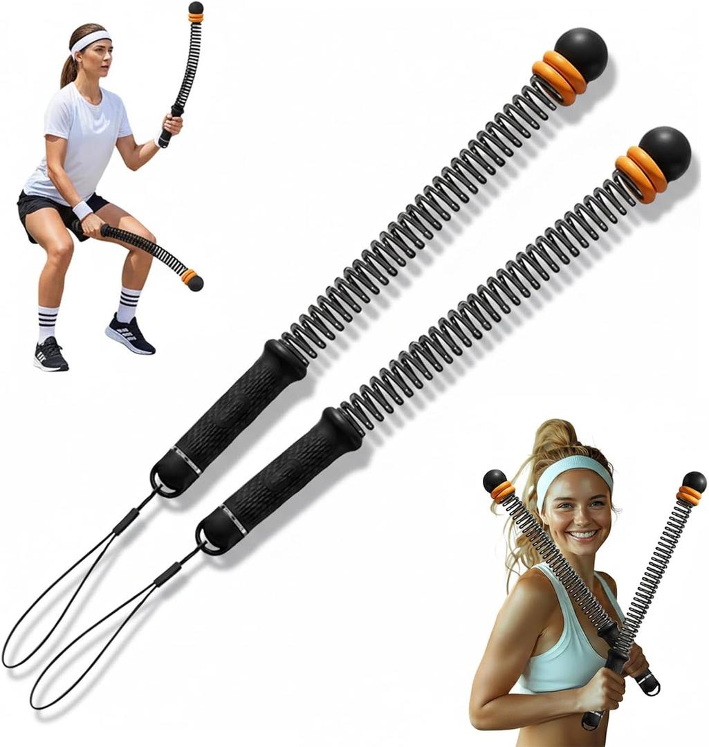 2 x Weighted Ropeless Battle Ropes (2-Pack),Portable Cordless Battle Ropes for Home Gym,arm Exerciser Rope,Workout Rope for Strength Building,Low-Impact Aerobic Training and HIIT for Fitness Enthusiasts.
