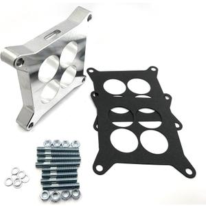 For Edelbrock 1" Ported Carburetor Spacer Adapter board 4BBL Chevy Ford Holley