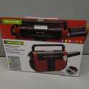 Weatherx WR383R with Flashlight Solar Handcrank Weatherband AM/FM Radio - Red/Black