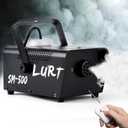 Fog Machine LURT 500W Mini Smoke machine with Wireless Remote Control and Auto Mode Portable for Parties,Outdoor,Halloween,Wedding,Stage,Effect,indoor,Disco and Disinfection 2000CFM,Fuse Protection