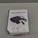 Portable 12V Car Heater & Defroster, 200W Fast Heating & Cooling Fan,Plug In Car Heater for Windshield Defogger with 360 Car Heaters for Vehicle,Car,RV,SUV