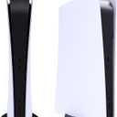 Digital Edition Face Plates Cover Skins Shell Panels for PS5 Console, Accessories for PlayStation 5 Protective Replacement Faceplates (White)