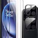 for OnePlus 15 Screen Protector, [3+2 Pack] Tempered Glass Screen Protector+Camera Lens Protector,9H,Bubble-Free,Anti-Scratch