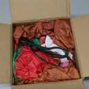 4FT Christmas Inflatables Outdoor Decorations, Gingerbread Man Blow Up Yard Decorations with Built-in LED Lights for Garden Lawn