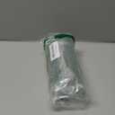 Glass Foaming Soap Dispenser - Foam Hand Soap Dispenser Bathroom, 10 OZ Clear Refillable Liquid Dispenser for Kitchen Dish Dispenser Foam Pump Silver