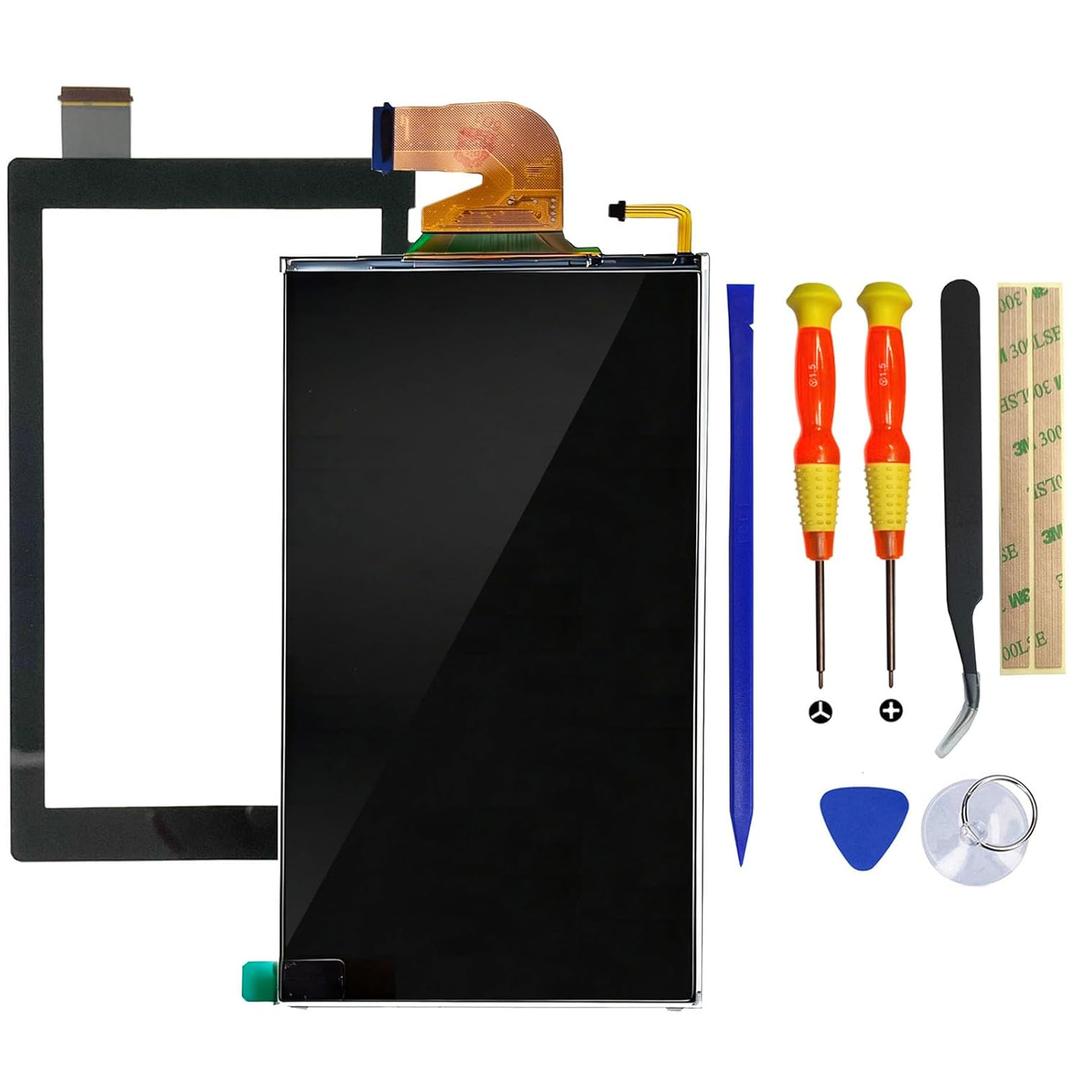 HQB-STAR for Nintendo Switch Replacement LCD Display Screen+Touch Digitizer Screen Replacement Compatible for Nintendo Switch NS HAC-001 2017 Model+Tools