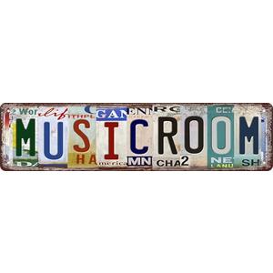 Vintage Music Room Wall Decor Street Signs Music Posters Studio Decor Metal Tin Sign Guitar Wall Art Decor 16 X 4 Inches