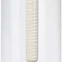 Cup Dispenser, Pull Type Water Cooler Cup Holder Fit 4oz-7oz Disposable Cups, Upgraded Wall Mounted Mouthwash Cup Dispenser for Bathroom Office Gym School (White)