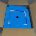 BluSwim Standard Pool Wall Skimmer for Above Ground Pools, Heavy Duty ABS Through Wall Pool Skimmers with Return Jet & Vacuum Plate, Thru-wall Skimmer Kit Compatible with All Width 6 '' Openings